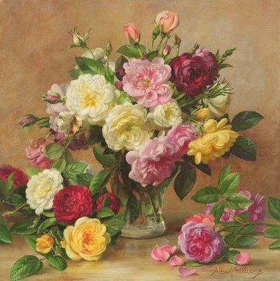 Old Fashioned Victorian Roses, 1995 by Albert Williams